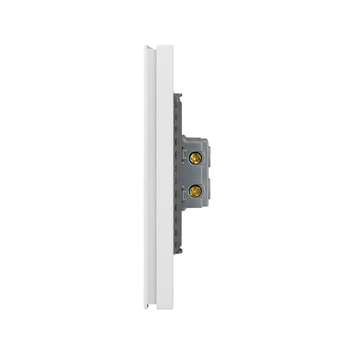 Placa Con 1 Apagador Sencillo 3 Módulos Lucek Línea Flat - Flash Sales