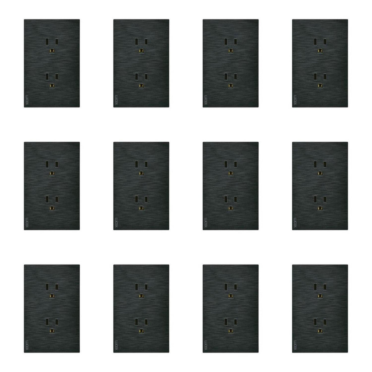 Placa Con Contacto Dúplex Lucek Flat Pack 12 - Flash Sales